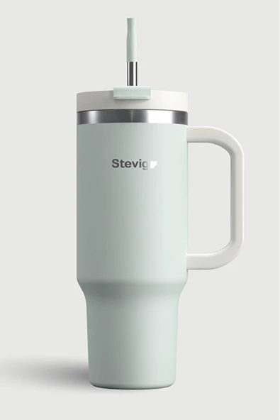 Stevig 2 Moods Tuck-in Tumbler Sızdırmaz Çelik Termos 900 ML Sprout Green ST-240 ürün görseli 1