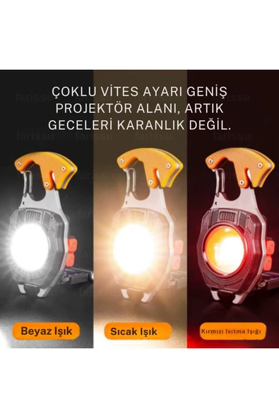 A kalite çok foksiyonlu çaklmaklı fener ürün görseli 1