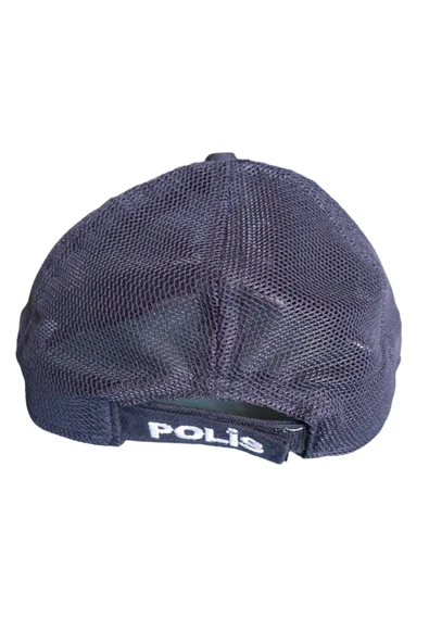 Polis Çocuk Şapkası Siyah - Resim 4