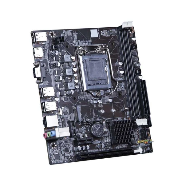 Turbox WorkTeam H61C Sata,M2 Ddr3 1600MHz Usb 2.0 Vga Hdmi Ses Gigabit Ethernet 1155P 2.3.Gen Anakart ürün görseli 1