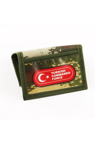 Asker Cüzdanı Lüks Cırtlı Bayraklı ürün görseli 1