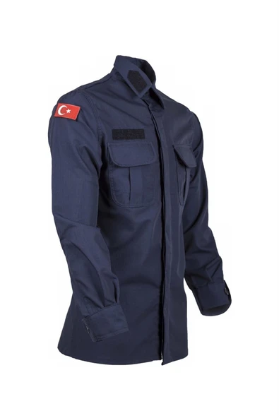 Askeri Malzeme Jandarma Asayiş Kışlık Gömlek - Resim 2
