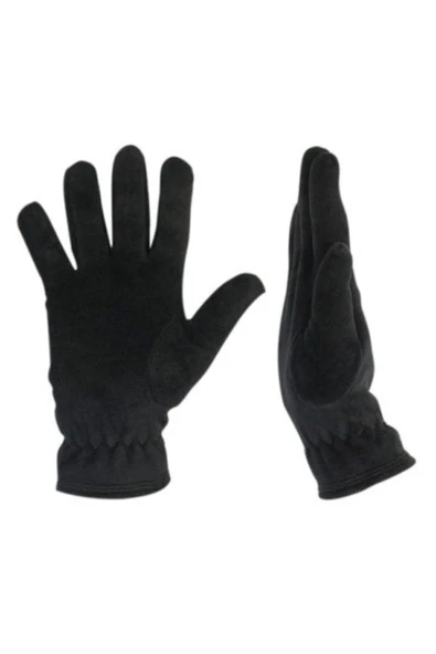Unisex Siyah Termal Kışlık Kaliteli Polar Eldiven - Resim 3