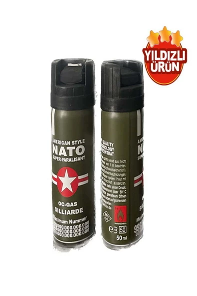 Çanta Boyut Sprey Biber 50 ml 1 Ad Nato - Resim 2