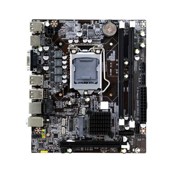 Turbox WorkTeam H55M Sata Ddr3 1600MHz Usb 2.0 Vga Hdmi Ses Lan 1156P 1.Gen Anakart ürün görseli 1