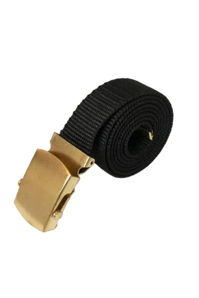 Tactical Sarı Metal Tokalı Siyah Kemer Askeri Taktik Palaska ürün görseli 1