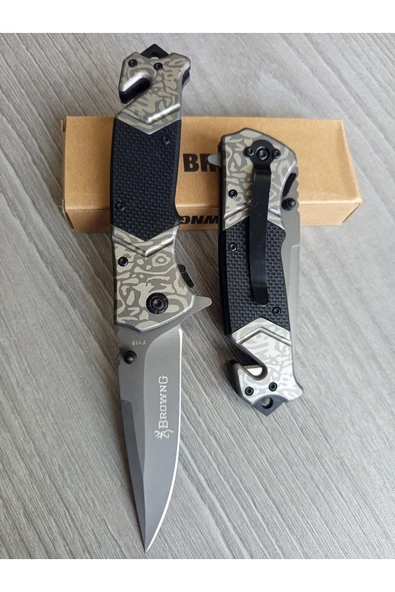 BROWİNG 21 Cm 9 Cm Kesici Bölümü Üstün Tasarım I Çakı Bıçak ürün görseli 1
