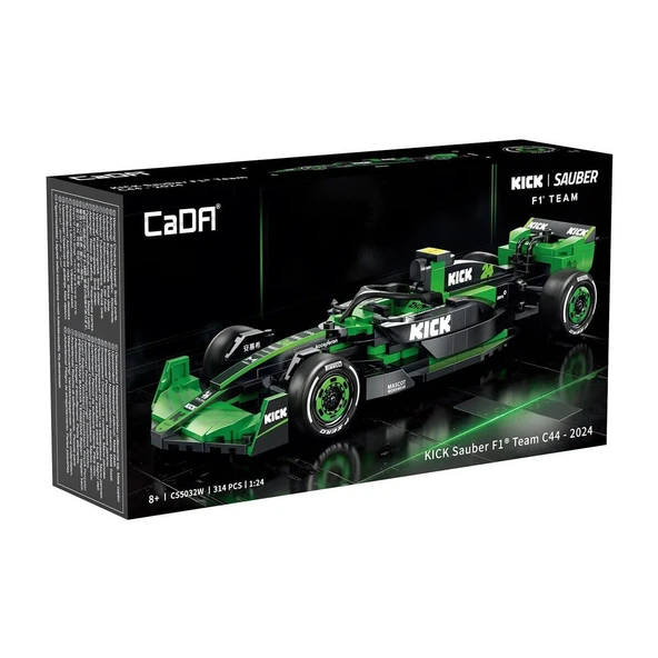 C55032W CADA SAUBER F1 FORMULA ARACI 314 PARÇA BLOCK OYUNCAK ürün görseli 1