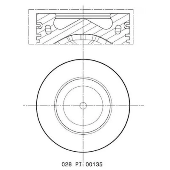 PİSTON SEGMAN (0.50/83.50 MM) Q7/TOUAREG/A6 /CRCA/CDUC/CDUC/CGJC 3.0 TDI ürün görseli 1