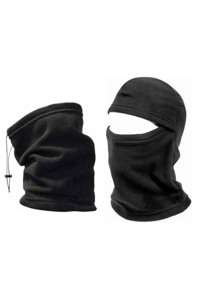 Polar Boyunluk-termal Maske Siyah 2li Set ürün görseli 1