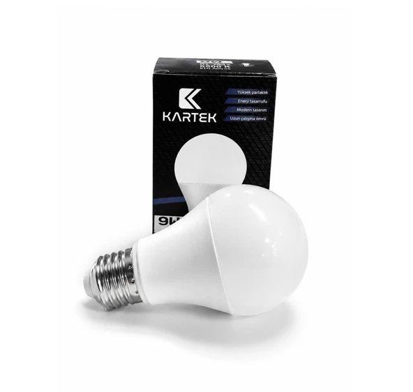 Kartek KL-3012 Led Ampul 220Volt 9 Watt Beyaz ürün görseli 1