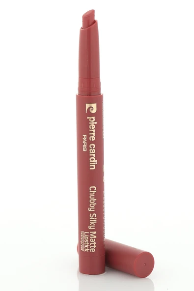 Pierre Cardin Chubby Silky Matte Lipstick – Waterproof-Ruj-Cherry-607 ürün görseli 1