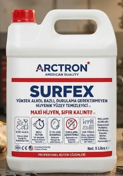ARCTRON SURFEX Yüksek Alkol Bazlı Hijyenik Yüzey Temizleyici  5 KG ürün görseli 1