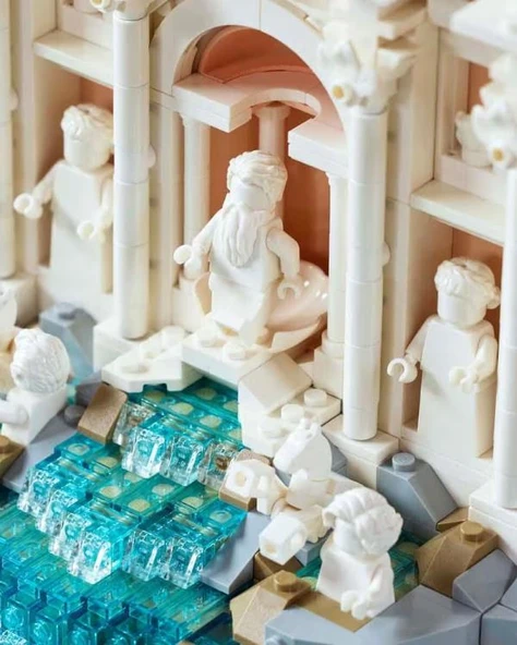 Lego Architecture Trevi Çeşmesi 1880 Parça 21062 - Resim 7