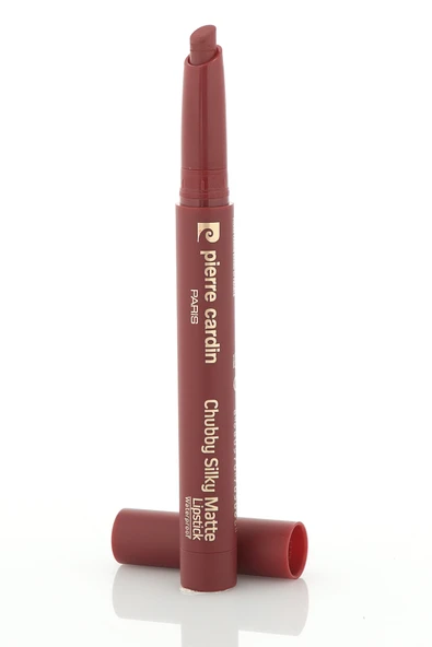 Pierre Cardin Chubby Silky Matte Lipstick – Waterproof-Ruj-Bourdaux-608 ürün görseli 1