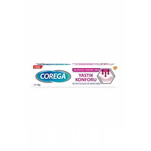 Corega Diş Protez Yapıştırıcı Krem Yastık Konforu 40 gr ürün görseli 1