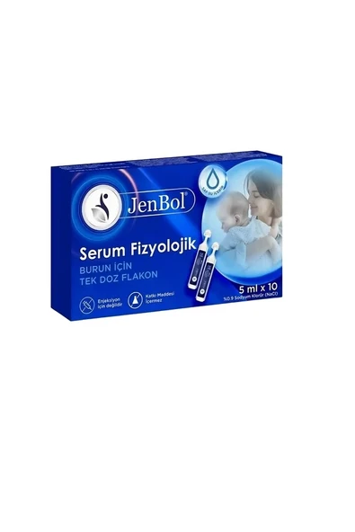 Jenbol Fizyolojik Serum 5 ml x 10 Flakon ürün görseli 1