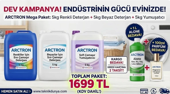 Arctron Çamaşır Temizlik Avantaj Paketi ürün görseli 1