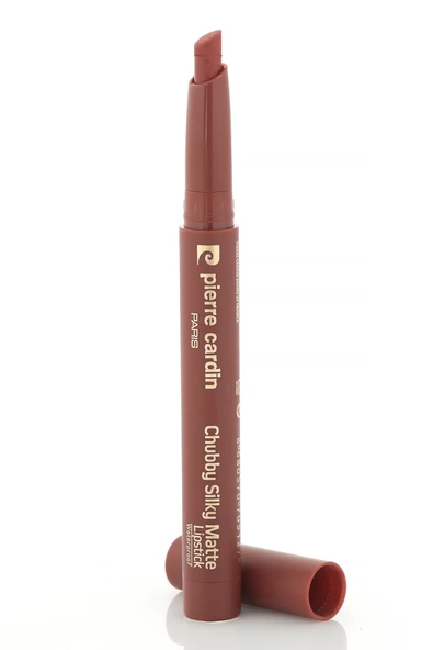 Pierre Cardin Chubby Silky Matte Lipstick – Waterproof-Ruj-Terracotta-611 ürün görseli 1
