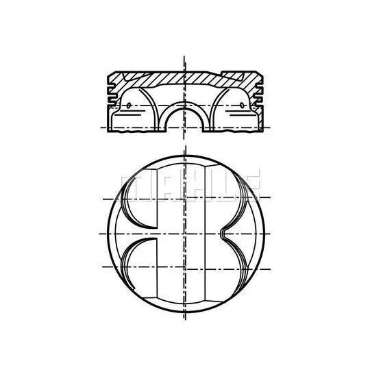 PİSTON SEGMAN N40/N42/N45 84,50 MM (0,50) ürün görseli 1