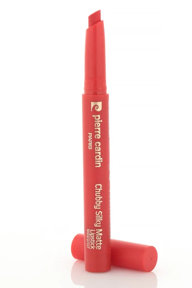 Pierre Cardin Chubby Silky Matte Lipstick – Waterproof-Ruj-Red Fire-609 ürün görseli 1