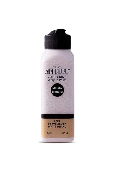 Artdeco 140ml Metalik Sedef Akrilik Boya 3720 ürün görseli 1