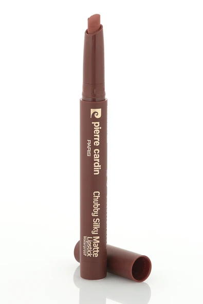 Pierre Cardin Chubby Silky Matte Lipstick – Waterproof-Ruj-Coffee-606 ürün görseli 1