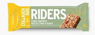 RIDERS COLLAGEN BAR YER FISTIKLI TAHILLI MACHA LİMON AROMALI 40GR ürün görseli 1