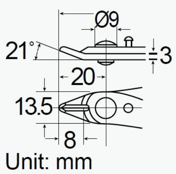 PROSKİT 1PK-30-E 125MM YANKESKİ - Resim 2