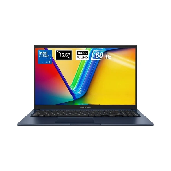 Vivobook 15 X1504VA-BQ5386 Intel Core 5-120U 16GB Ddr5 512GB SSD 15.6 Inç Full Hd 60Hz Ips-Level Freedos Laptop ürün görseli 1