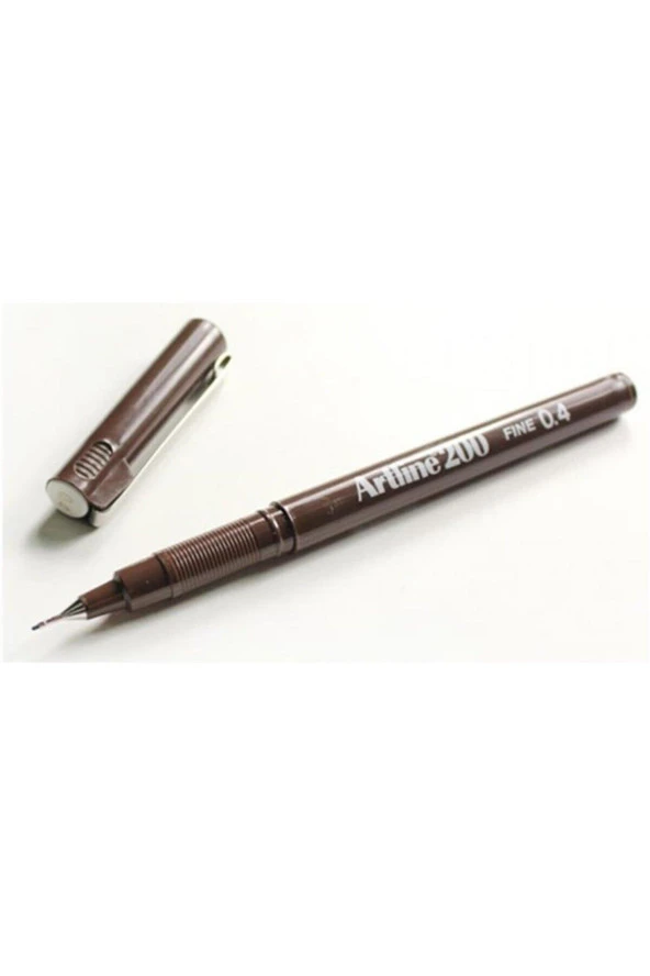 Artline Fineliner 0.4 MM Koyu Kahverengi (12 Li Paket) ürün görseli 1