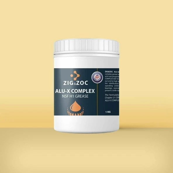 ZIG&ZOC ALU-X  NSF H1 Alüminyum  Complex Gres  1 KG - Resim 3