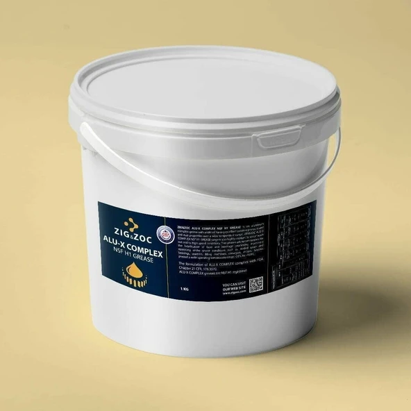 ZIG&ZOC ALU-X  NSF H1 Alüminyum  Complex Gres  100 GR - Resim 4