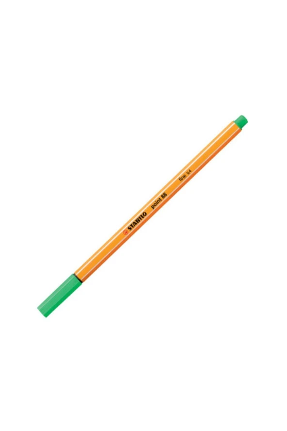 Stabilo Keçe Uçlu İnce Kalem 88 Point 0.4 MM Zümrüt Yeşili 88/16 (10 Lu Paket) ürün görseli 1