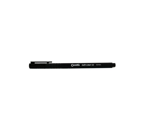 Caretta Softliner Keçeli Kalem 0.4 MM Siyah (10 Lu Paket) ürün görseli 1