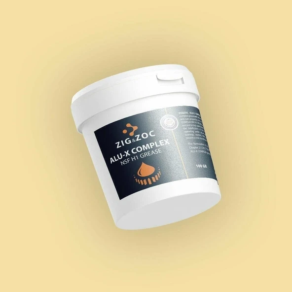 ZIG&ZOC ALU-X  NSF H1 Alüminyum  Complex Gres  1 KG - Resim 2