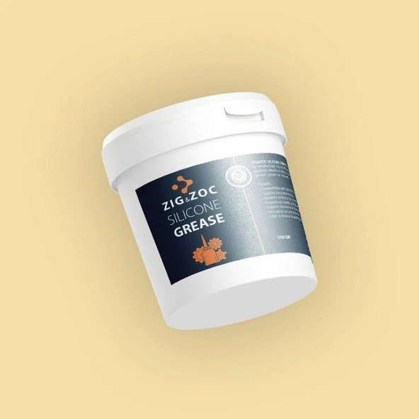 ZIG&ZOC Silikon Gres Şeffaf O-ring Plastik-Metal Yağlama  1 KG ürün görseli 1