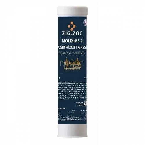 ZIG&ZOC MOLIX MS 2 Ağır Hizmet – Bom ve Irgat Halatı Gresi 400 GR Kartuş ürün görseli 1