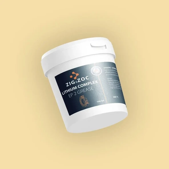 ZIG&ZOC Yüksek Isı Lityum Kompleks EP Gres - 100 GR  500 GR - Resim 4