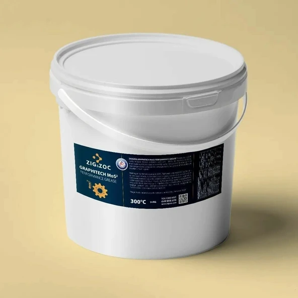 ZIG&ZOC MOS2 400 C Genel Amaçlı Yüksek Isı Gresi  14 KG ürün görseli 1