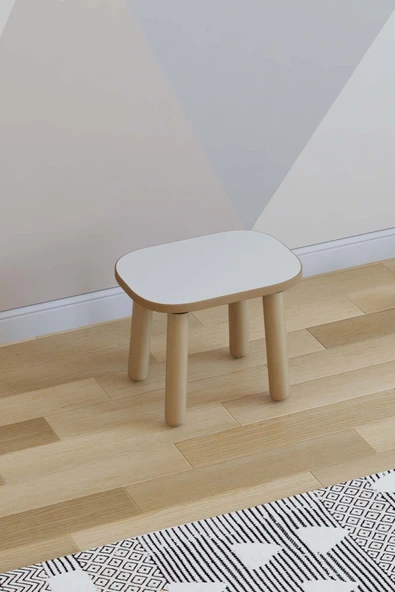 POFİTTO Çocuk Taburesi-çocuk Oturağı-ahşap Tabure-montessori Tabure ürün görseli 1