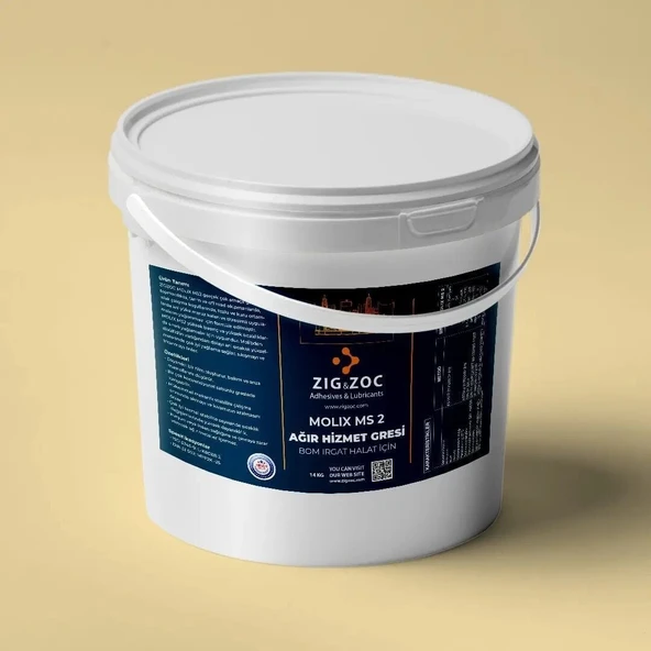 ZIG&ZOC MOLIX MS 2 Ağır Hizmet – Bom ve Irgat Halatı Gresi  500 GR ürün görseli 1