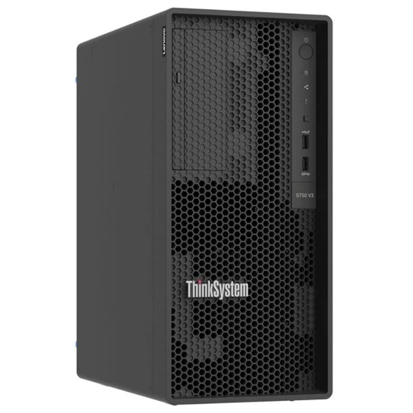 LENOVO THINKSYSTEM ST50 V3 7DF31001EA 1XINTEL XEON 6315P 4C 1X16GB 2X480GB 1X3.5 1X500W ürün görseli 1