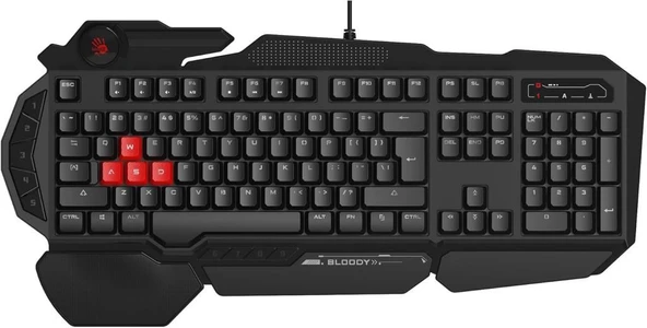 Bloody B310N Q Türkçe Multimedya Neon Gamer Oyuncu Klavye (Oyunculara Özel ASDW Yedek gaming tuşlar) - Outlet ürün görseli 1