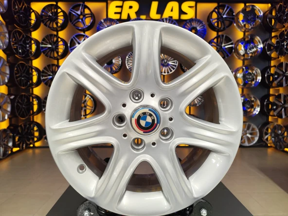 4 Adet BMW ORIJINAL 7*16 5*120 ET40 72.6 SILVER JANT REVİZE EDİLMİŞ (Takım) ürün görseli 1