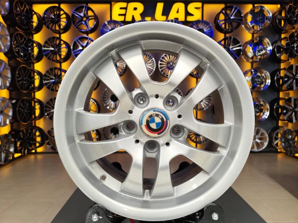 4 Adet BMW ORIJINAL 7*16 5*120 ET34 72.6 SILVER JANT REVİZE EDİLMİŞ (Takım) ürün görseli 1
