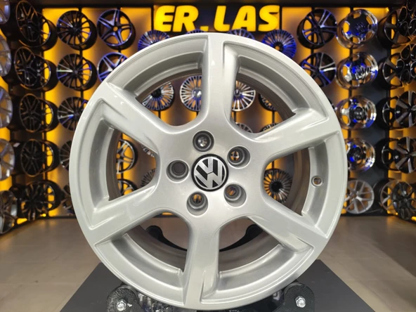 4 Adet VOLKSWAGEN POLO ORIJINAL 6*15 5*100 ET40 57.1 SILVER JANT REVİZE EDİLMİŞ (Takım) ürün görseli 1