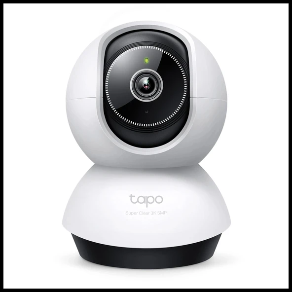 TP-LINK Tapo TC74 (C230), 3K, 5,0Mpix, İç Mekan, WiFi, 12Mt. Gece Görüşü, 360 Dönüş, İki Yönlü Ses Güvenlik Yapay Zeka D ürün görseli 1