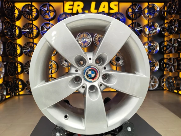 4 Adet BMW ORIJINAL 7*16 5*120 ET20 72.6 SILVER JANT REVİZE EDİLMİŞ  (Takım) ürün görseli 1