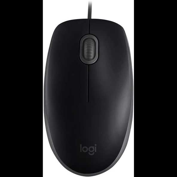 LOGITECH 910-005508, B110 Siyah, USB Kablolu, 1000dpi, Optik, 3 Tuşlu, Mouse ürün görseli 1